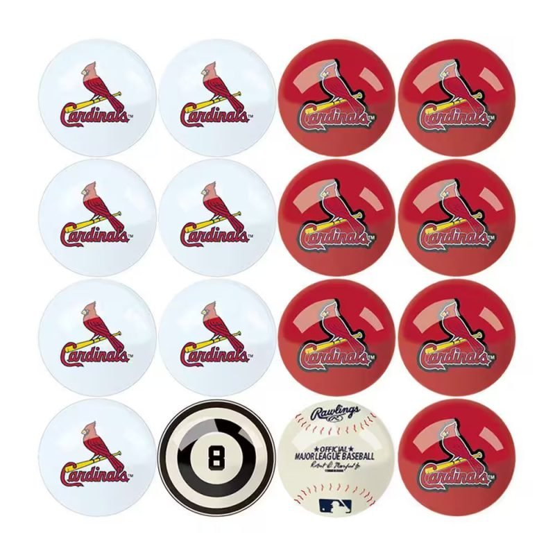 Cardinals Billiard Balls with Numbers