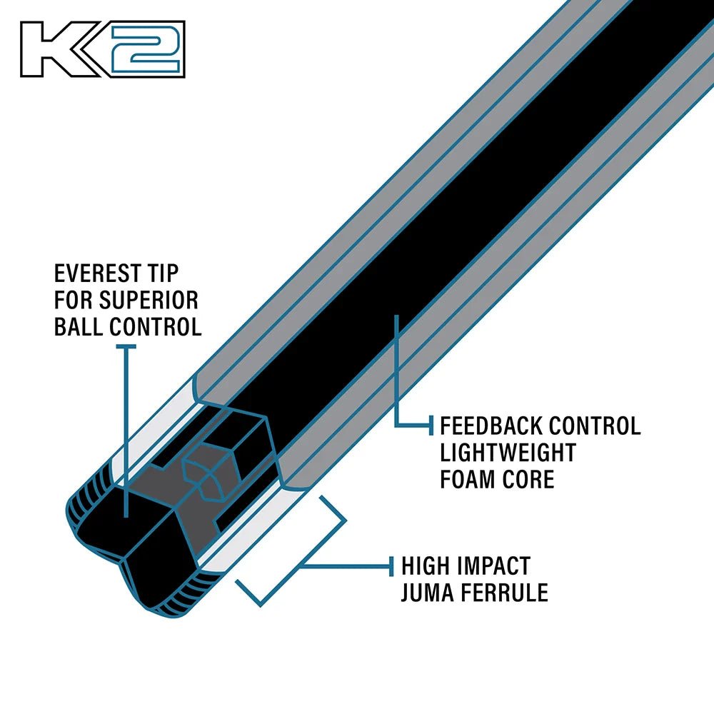 The K2 Matte Metallic Performance Cue