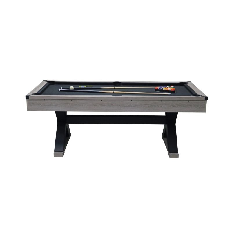 The Ridgewood 7’ Rustic X-Leg Pool Table