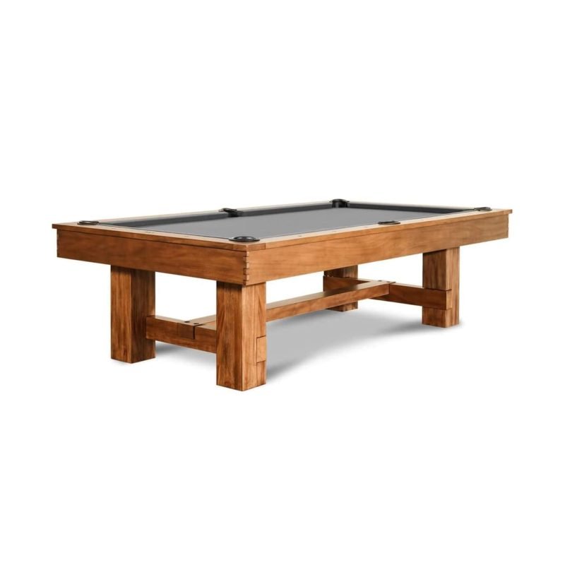 The Presli 8’ Acacia Slate Pool Table